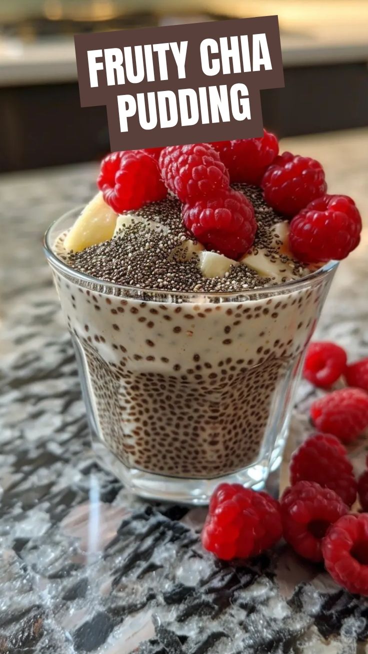 A bowl of creamy chia pudding, ready to be enjoyed as a healthy breakfast or snack.