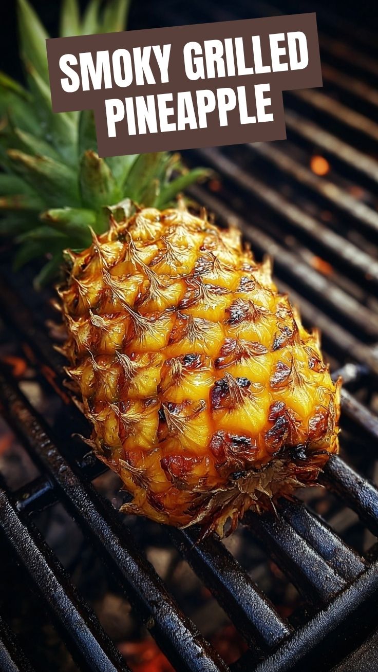 Slices of grilled pineapple with char marks
