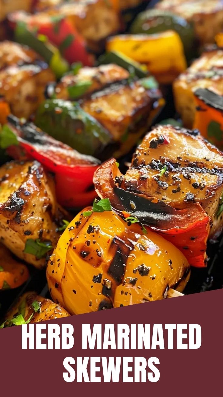 Assorted grilled veggie kabobs with vibrant bell peppers and zucchini