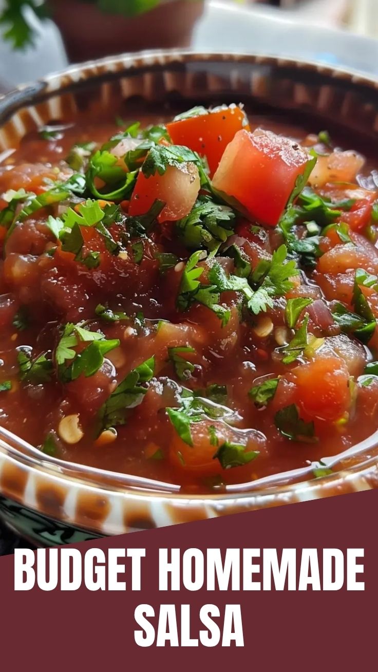 Close-up of a vibrant bowl of homemade salsa with fresh ingredients